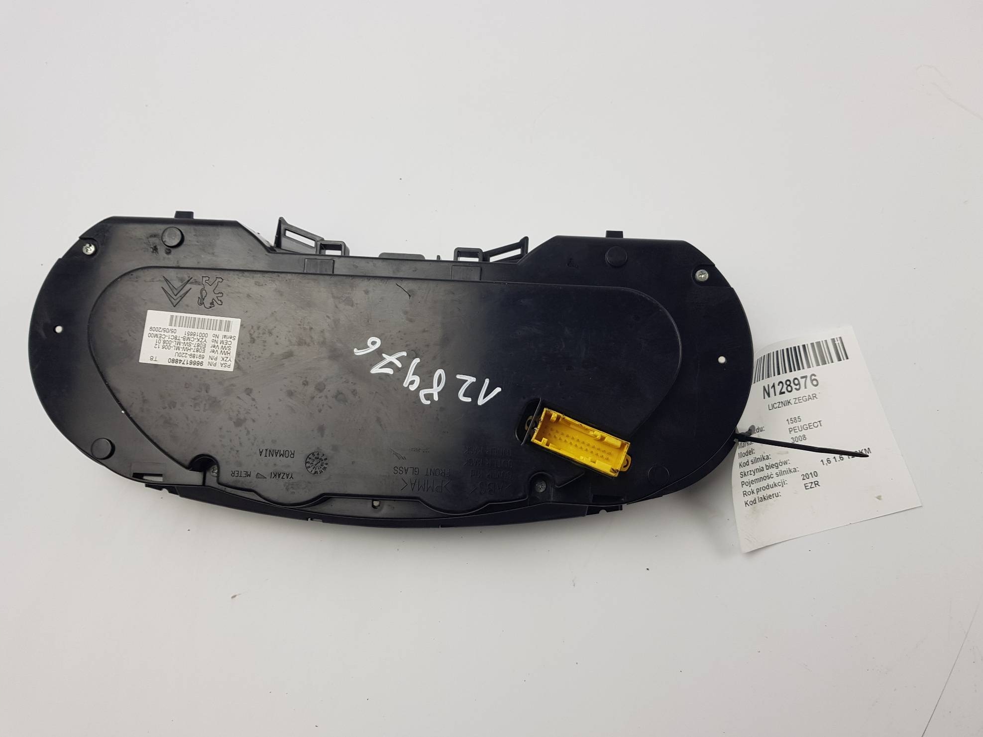 dials clock 9666174880 PEUGEOT 3008