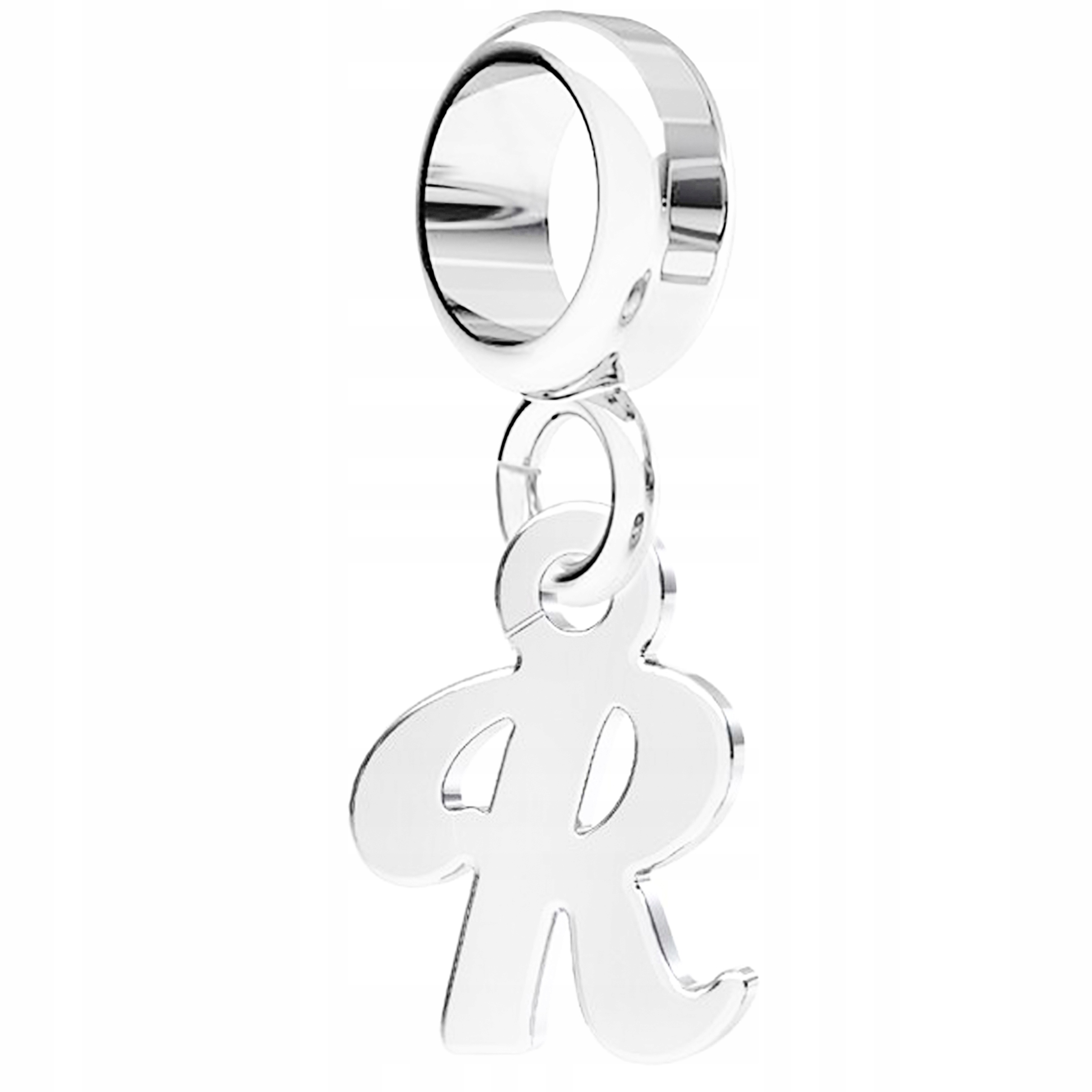 

Charms wiszący Literka R srebro 925