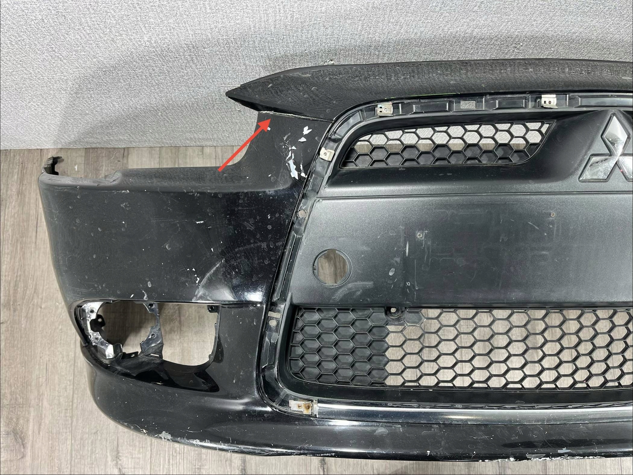 MITSUBISHI LANCER X SPORTBACK 2008-2015 bumper front 6400B500