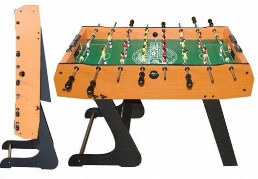 

Stół Piłkarski Stolik Piłkarzyki Składany 125 cm