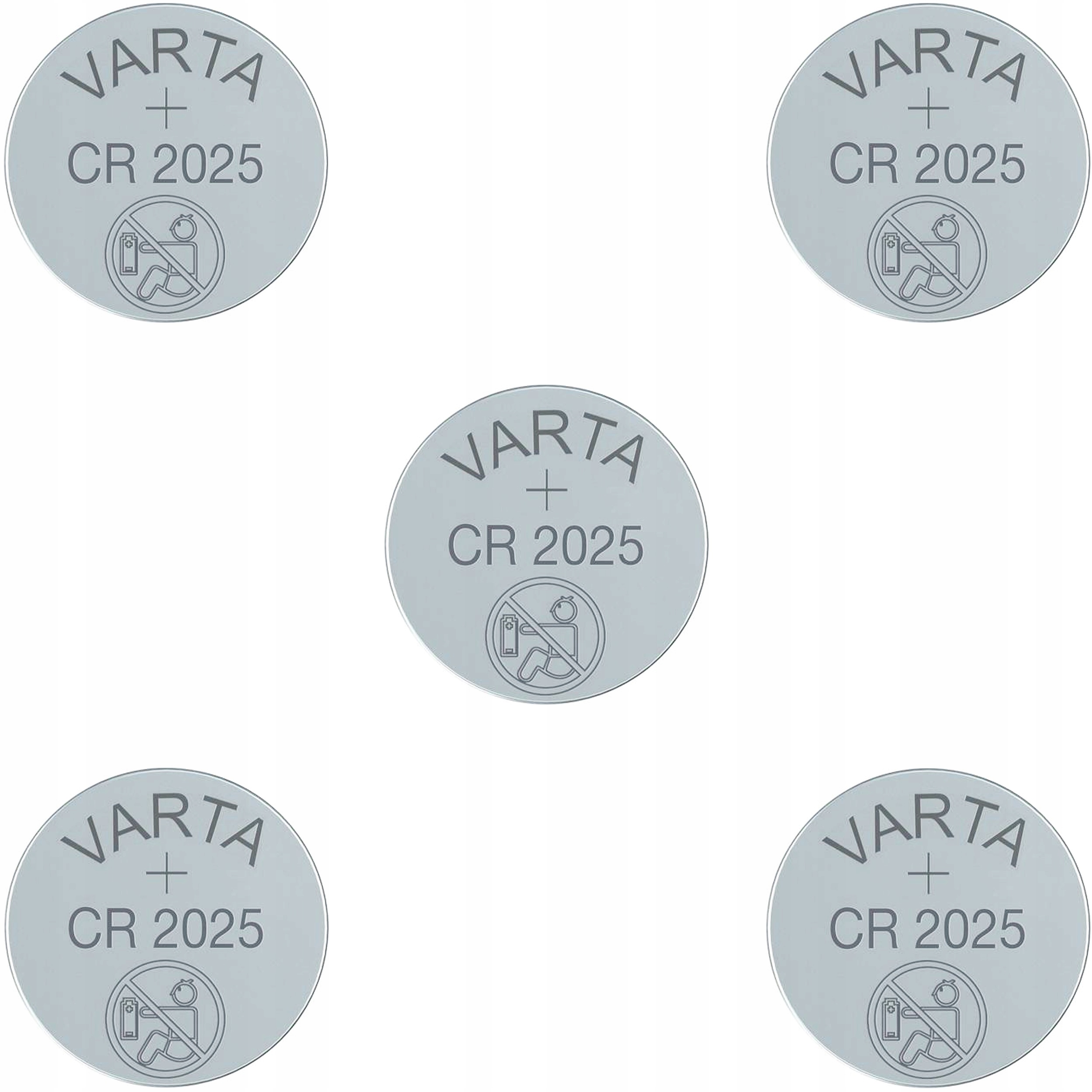 

Varta bateria guzikowa litowa CR2025 3V 5 szt