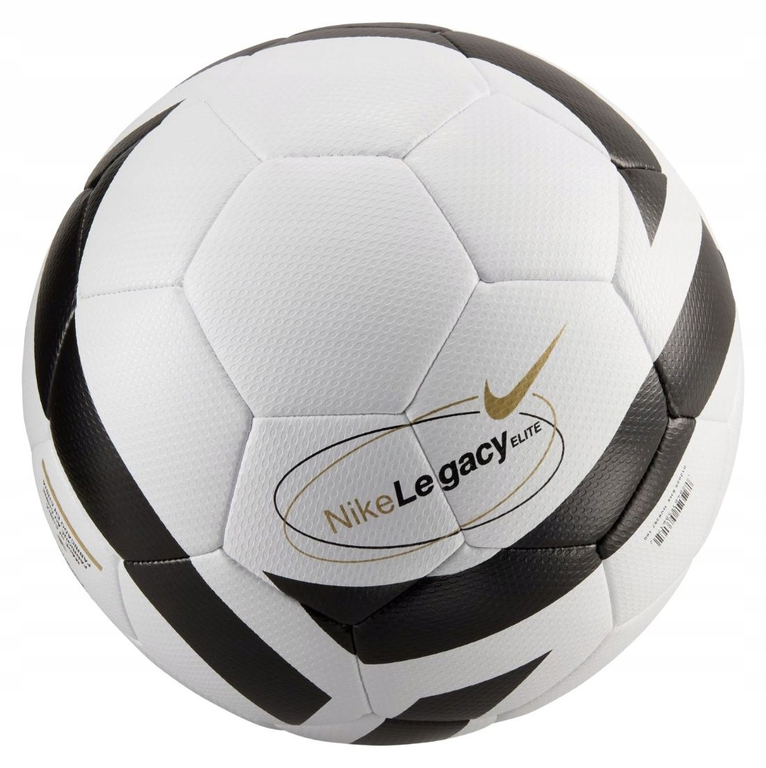 Fotbalový míč Nike Team Legacy Elite 25 bílo-černý HV6367 100 vel. 5