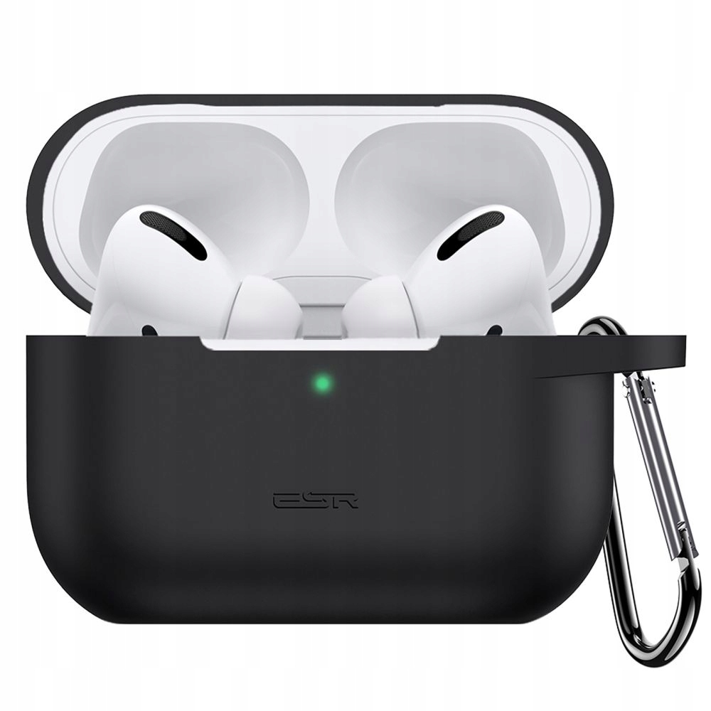 CZARNE ETUI CASE COVER ESR DO APPLE AIRPODS PRO 1 2 LEKKIE ZAWIESZKA BOUNCE