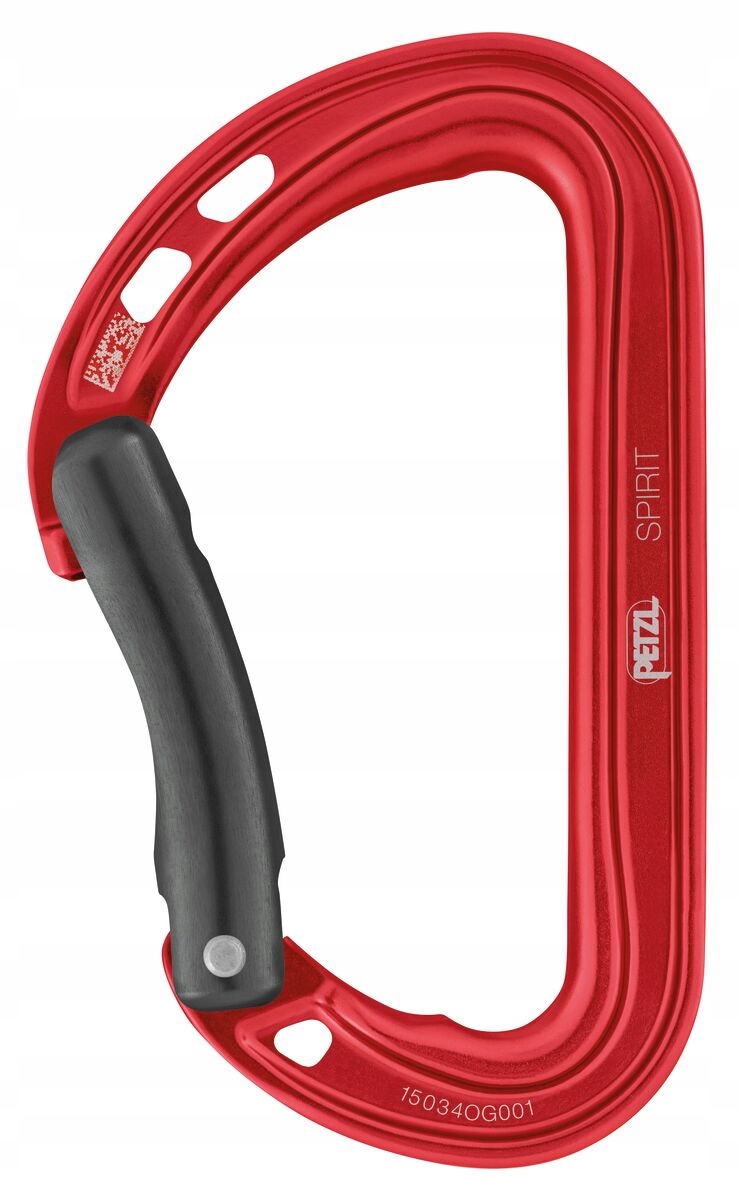 Karabinek Spirit wygiety (czerwony) M061AB05 Petzl