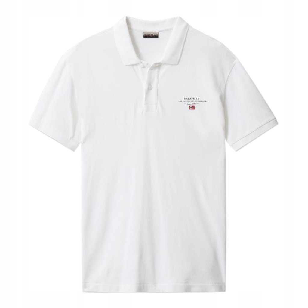 Polokošile Napapijri Eisberg NA4EAT002 Bílé