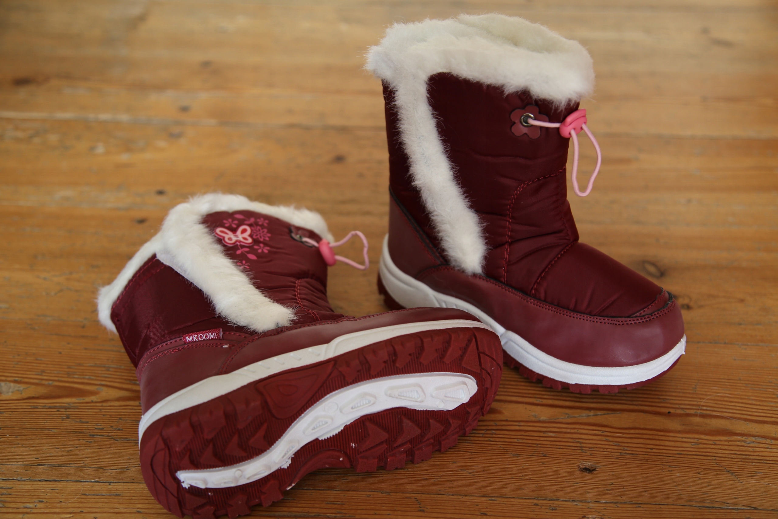 ŚNIEGOWCE DZIECIĘCE BUTY ZIMOWE NA RZEP CIEPŁE OCIEPLANE FUTERKIEM ROZ 31 Rozmiar (new) 31