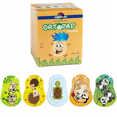 

Ortopad Happy Fun Pack Medium Plastry na oko x 50