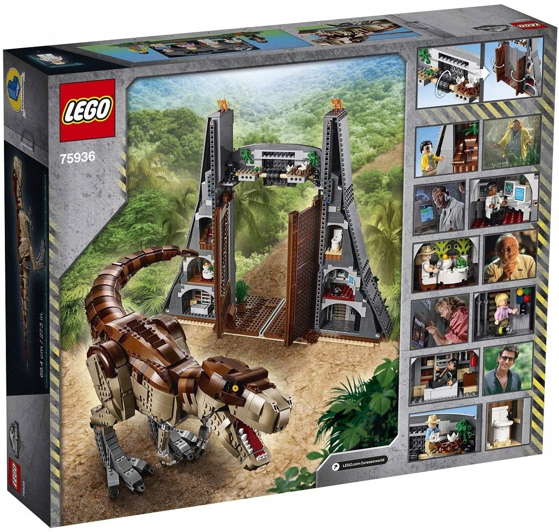KLOCKI LEGO 75936 JURRASIC WORLD ATAK TYRANOZAURA Marka LEGO