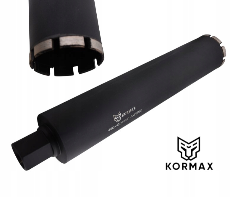 Koronka diamentowa 83mm Otwornica do wiertnicy Beton 83x450 gwint 1.1/4UNC