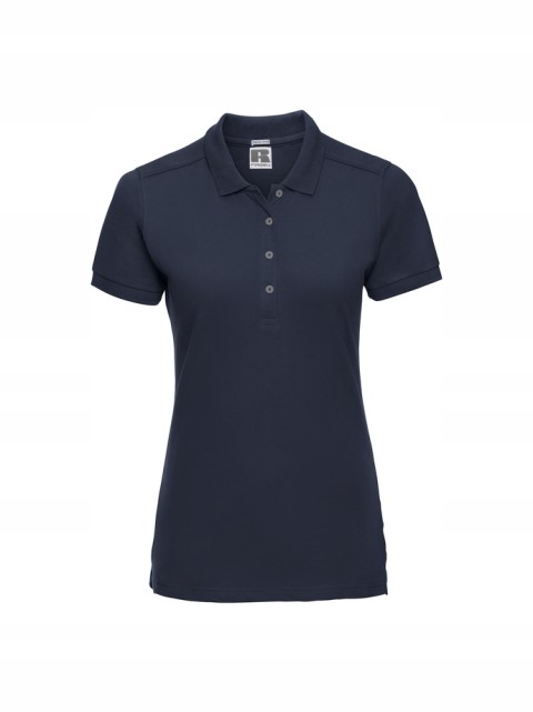 Tričko strečové polo tričko Russell French Navy L