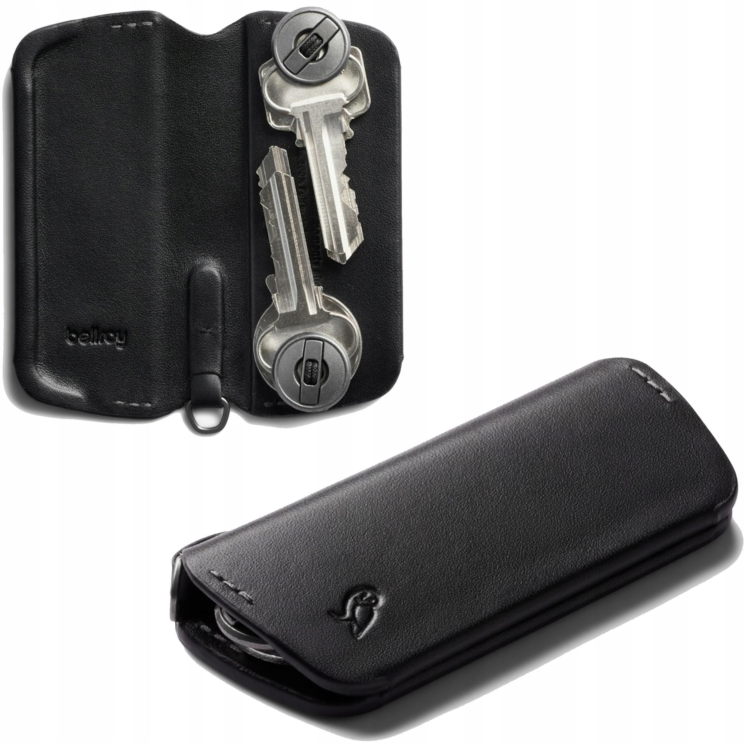 Bellroy Key Cover Plus Pouzdro Kožené na klíče Organizér Pouzdro