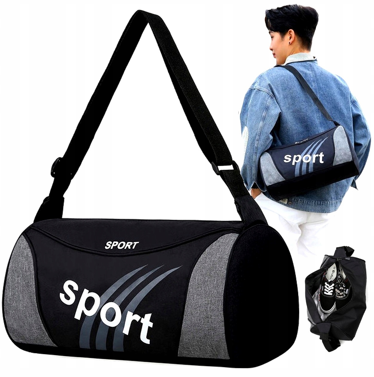 

Torba Męska treningowa sportowa fitness podróżna