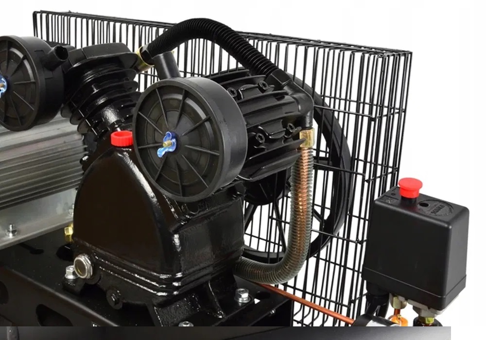 KOMPRESOR OLEJOWY SPRĘŻARKA 100L OLEJ + ZESTAW 7w1 Model 100L