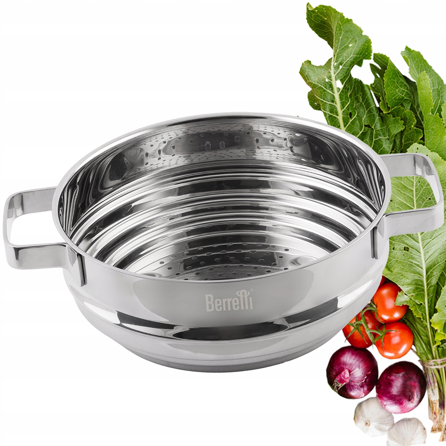 BERRETTI STAL WKŁAD GOTOWANIE NA PARZE 20/22/24CM