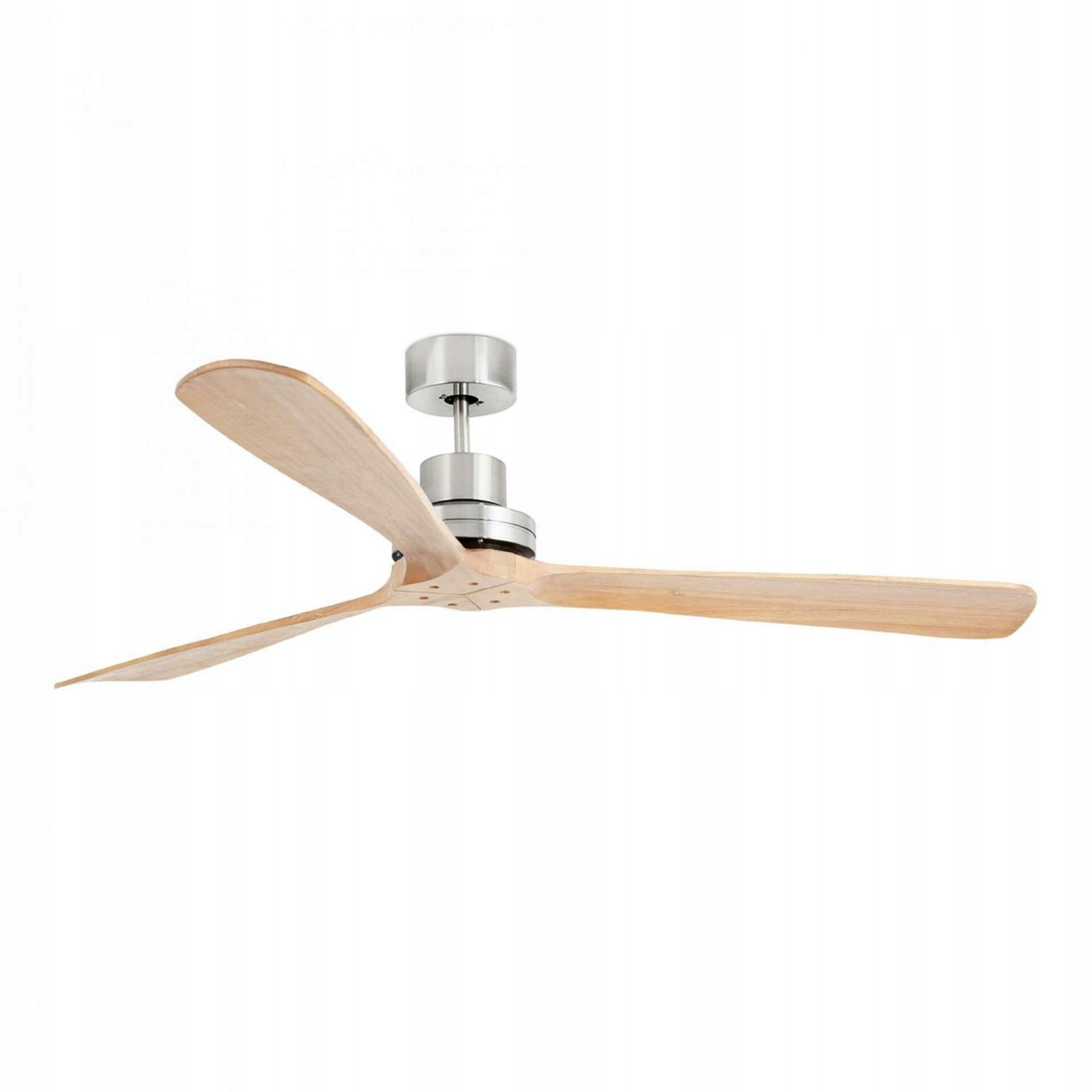 Stropný ventilátor Faro Lantau XL DC matný nikel/borovica, priemer XL