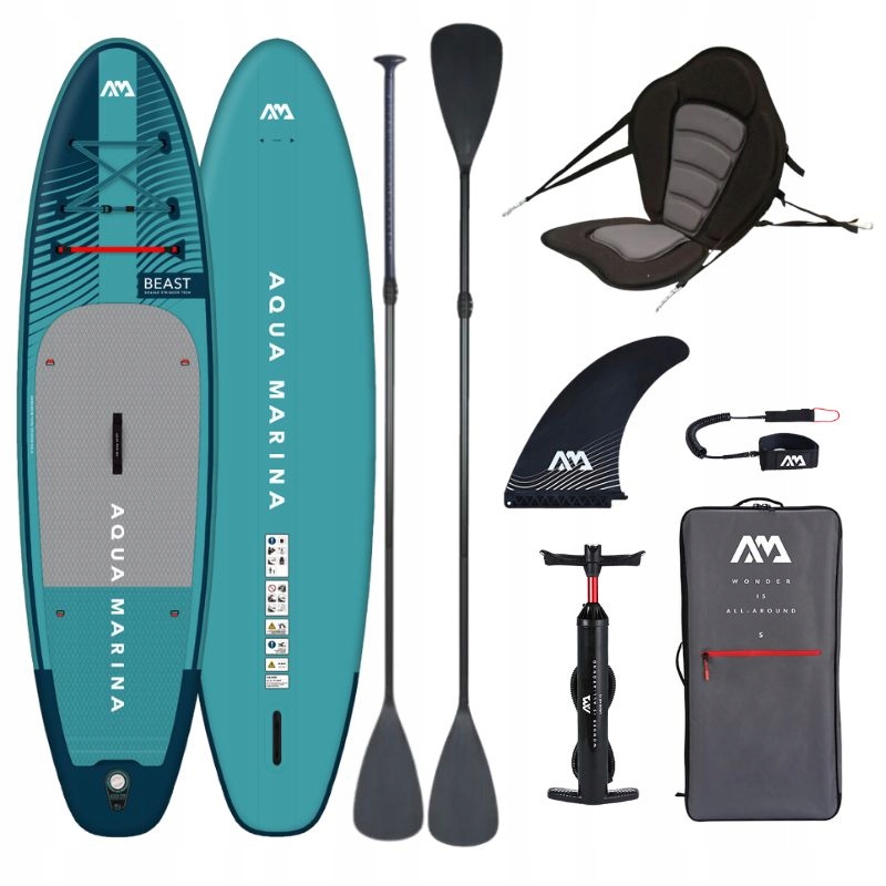 Zestaw Deska Sup pompowana Aqua Marina Beast 10´6" zestaw combo z wiosłem