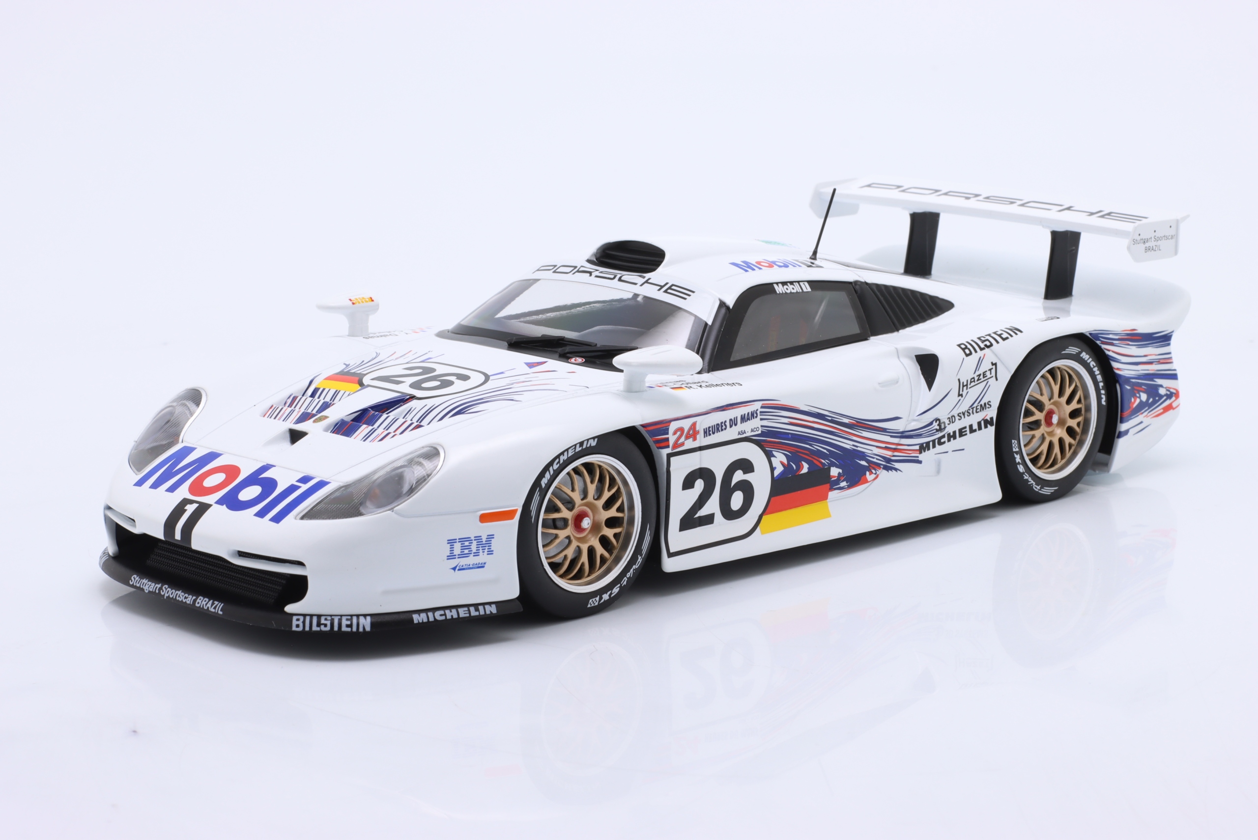Porsche 911 GT1 #26 LeMans 1997 Collard, Kelleners, Dalmas WERK83 1:18
