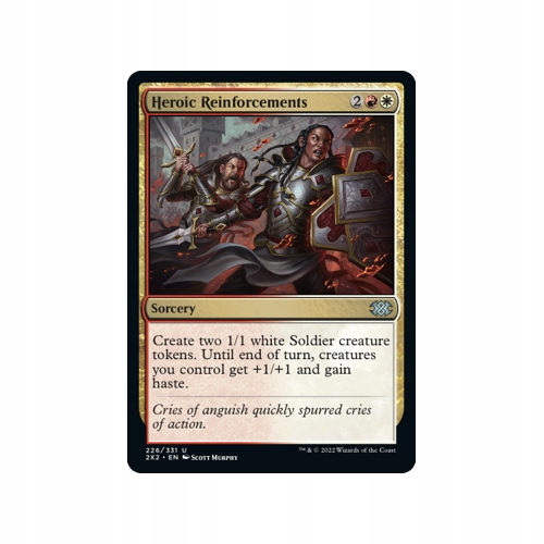 Mtg 4x Heroic Reinforcements (Uncommon)