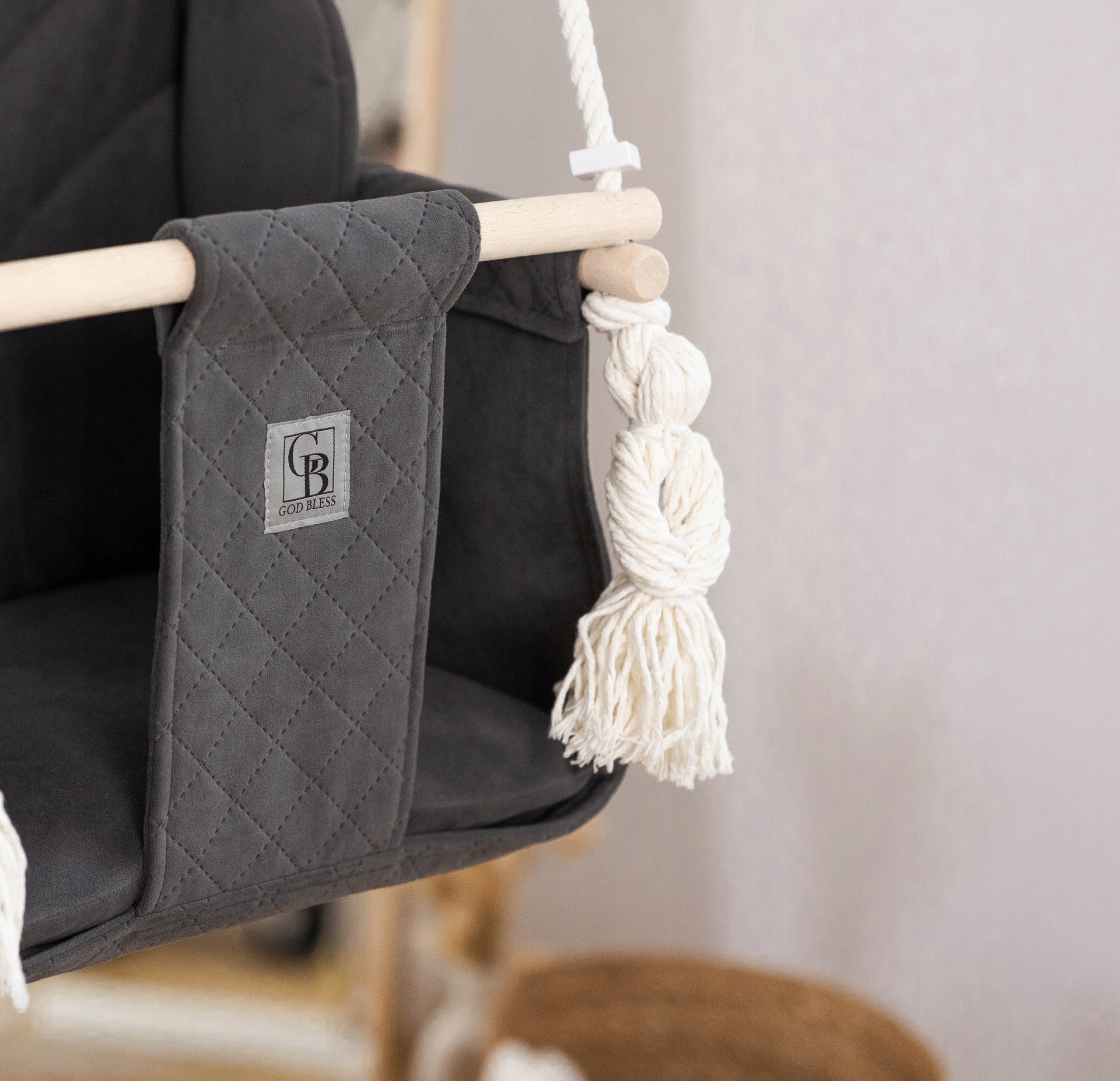 HUŚTAWKA DLA DZIECI DO DOMU REGULOWANA PRODUCENT CERTYFIKAT - CE Marka GodBless