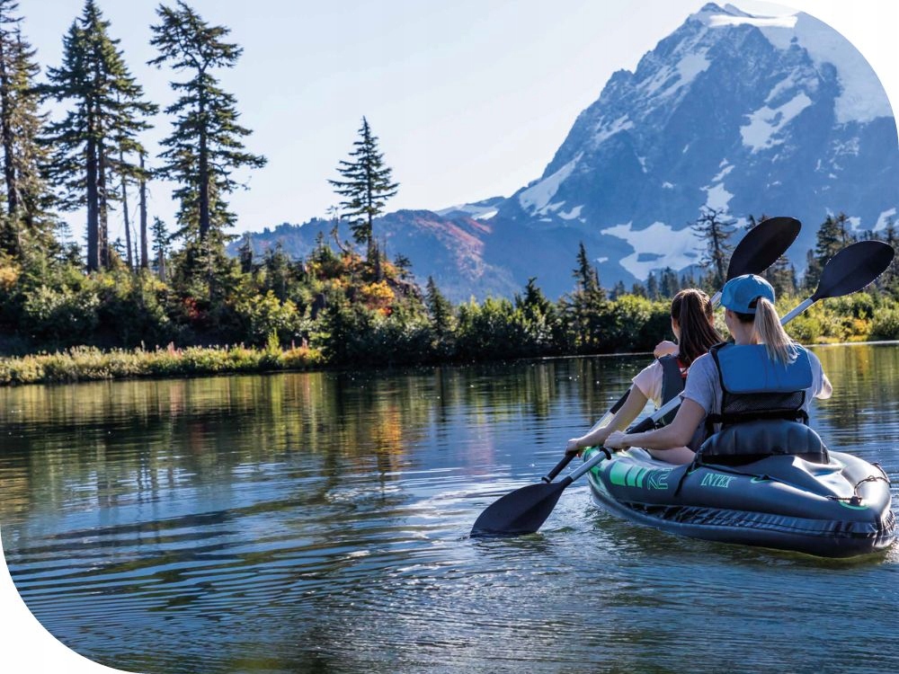 Kajak Challenger 2 2os. Intex Pompka+Wiosła 68306 MODEL 2024 Długość 351 cm