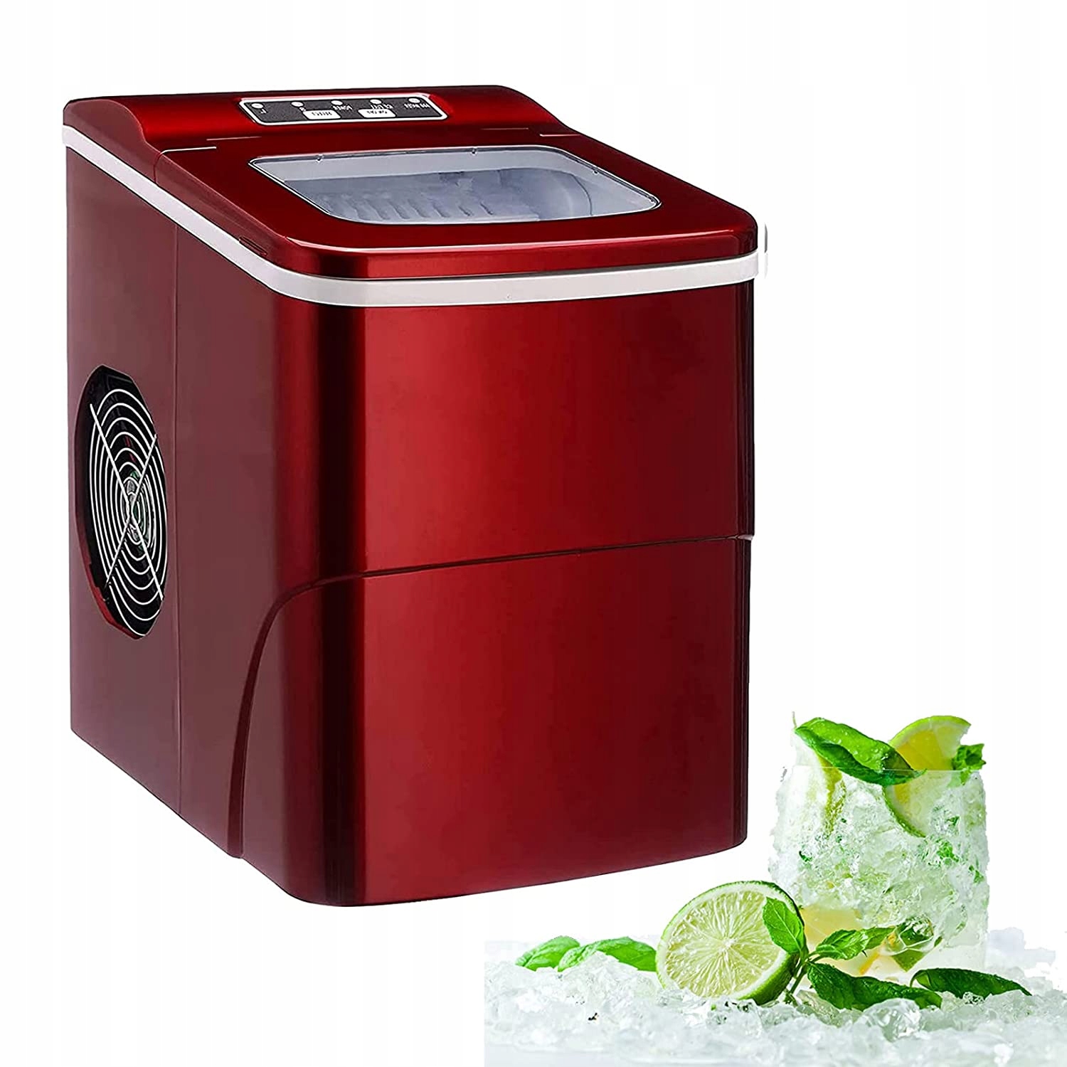 Kostka na led 2 Velikosti kostek 12-30 mm Nerezová Ocel 2.2L 12KG Den