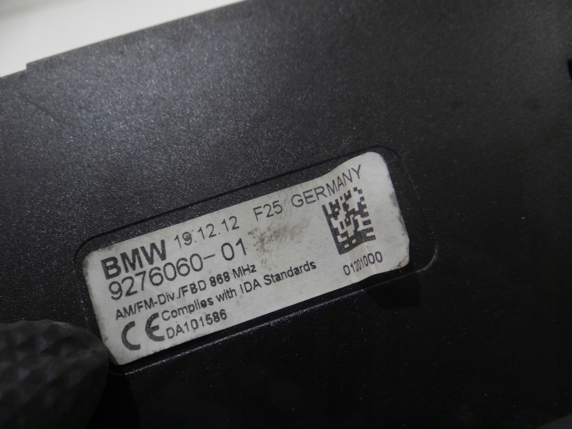 antenna amplifier DIVERSITY BMW X3 F25 9276060