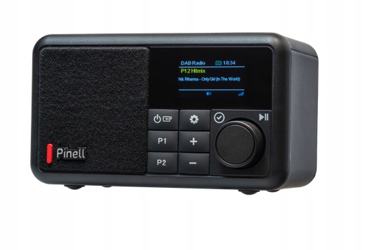 Rádio Premium Pinell Compact přenosné Dab+/fm Bluetooth budík baterie 8 hodin