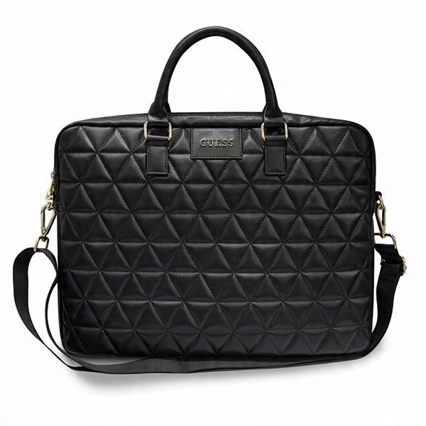 

Guess Torba Notebook 15" czarna/black Quilted