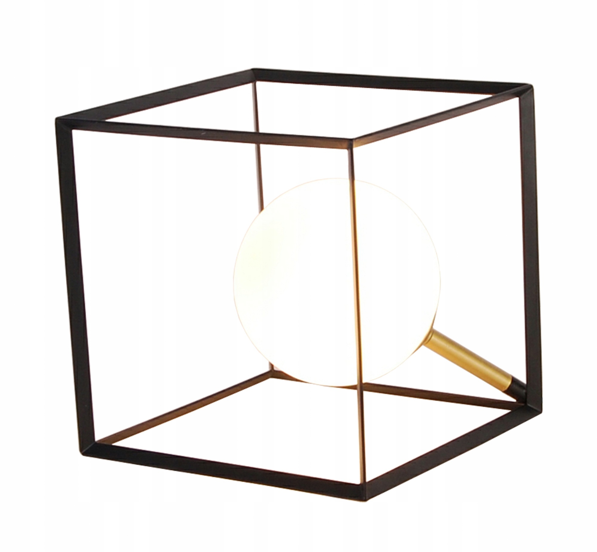 Stolová Lampa Weert 1X28W G9 20X20 CM Čierna, Zlatá