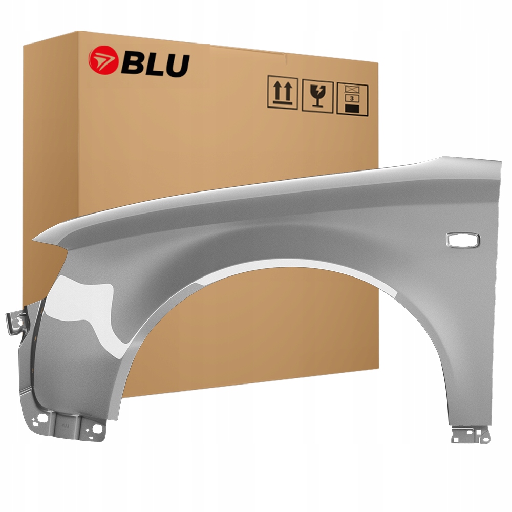 Blu Blatník Audi A4 B6 LY7Q levý stříbrný 00-04 přední