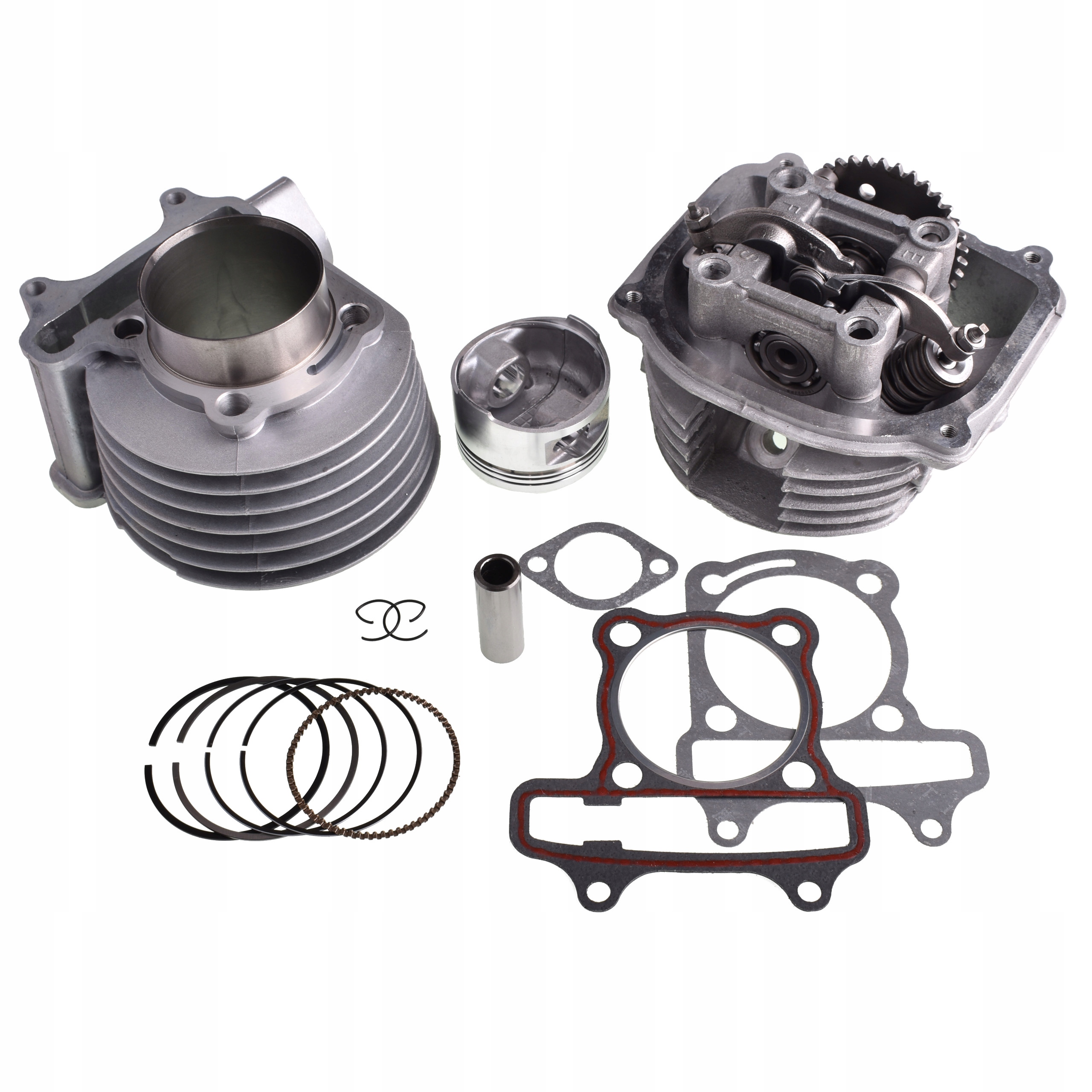 CYLINDER TLOK GLOWICA 4T 150cc gy6 ATV automat kpl