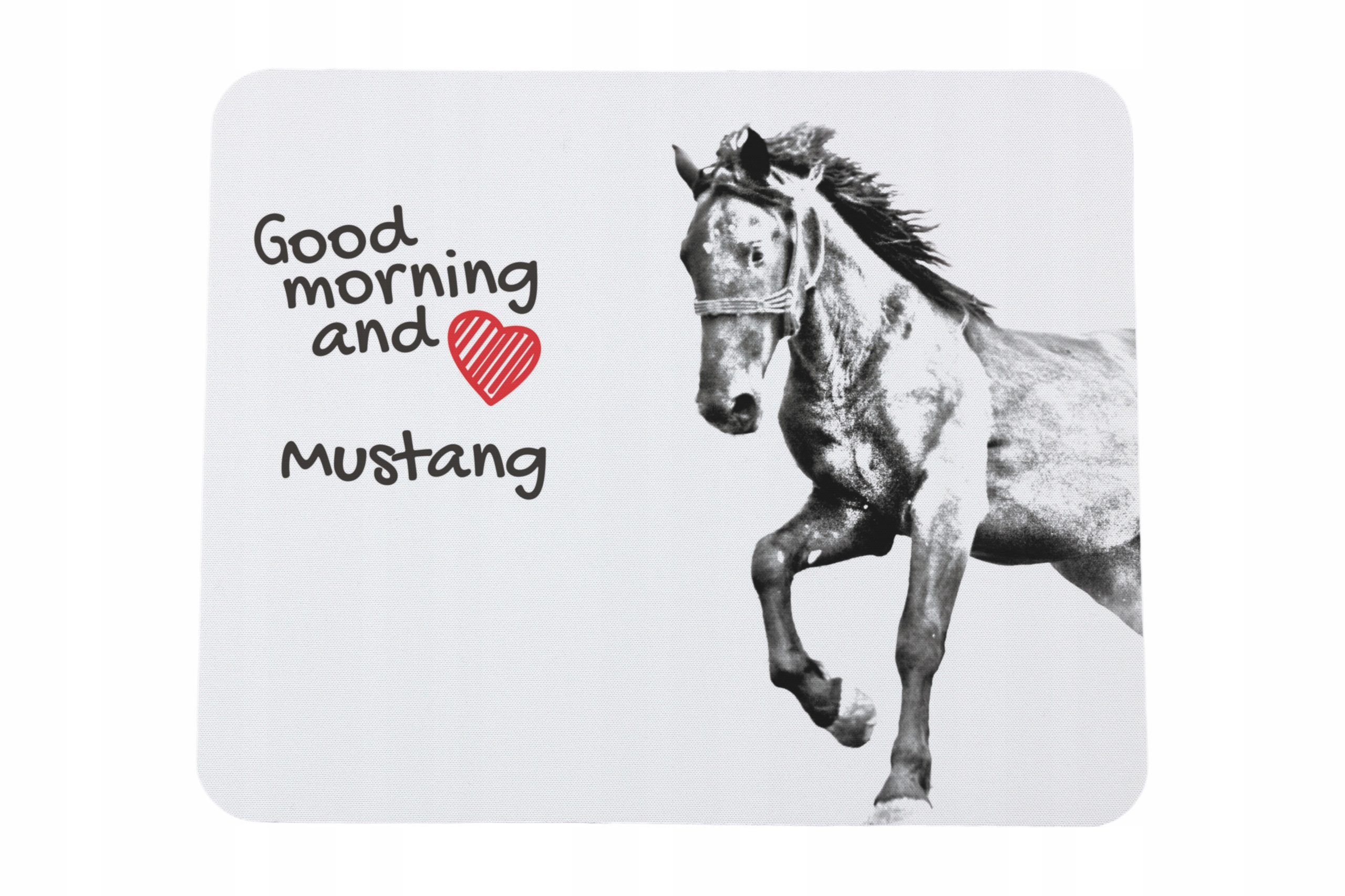 Mustang podkładka pod myszkę z nadrukiem, personalizowana podkładka z kon
