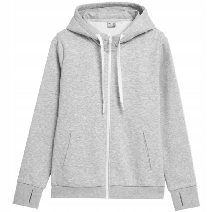 

4F Damska Bluza Dresowa Bawełniana Sportowa Kaptur