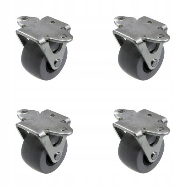 

Kółko Rolka jezdna stała fi30mm gumowa - 4szt