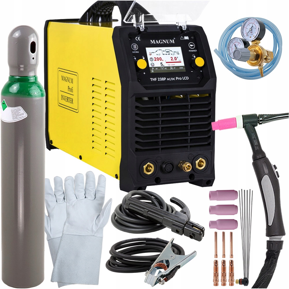 Spawarka TIG Magnum THF 238 AC/DC PRO LCD Puls