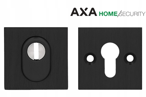 Axa Vonkajšia rozeta Mars Flex štvorcová F8 čierna