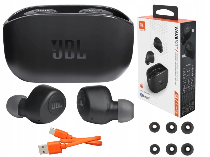 

Słuchawki Bezprzewodowe Jbl Bluetooth Dokanałowe