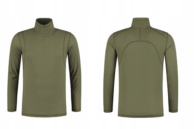 Korda Kool Quick Dry Ls Zip Neck r. L Koszulka