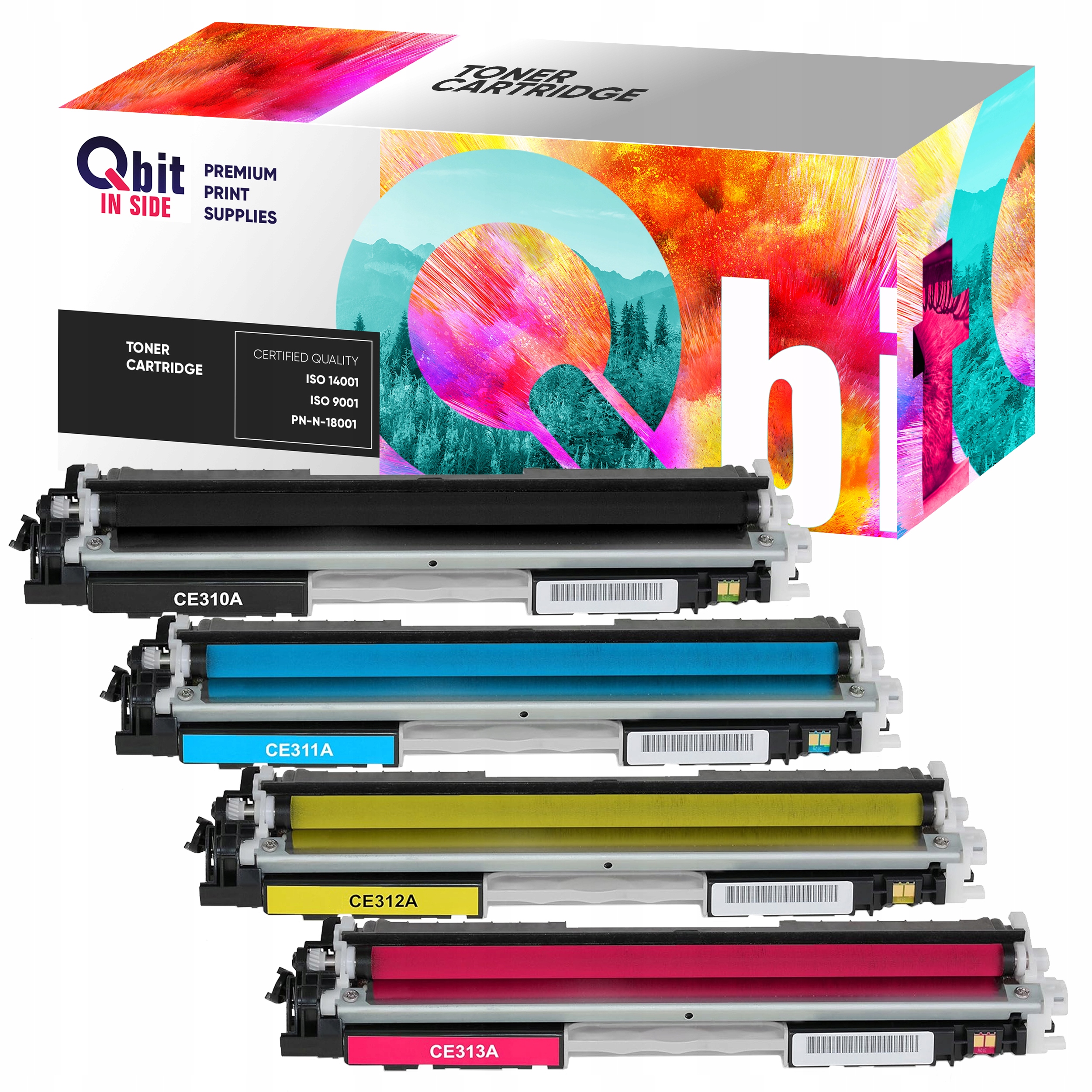 4x Toner Do Hp Color Laserjet CP1025 CP1025nw M175nw M175a CE310A 126A