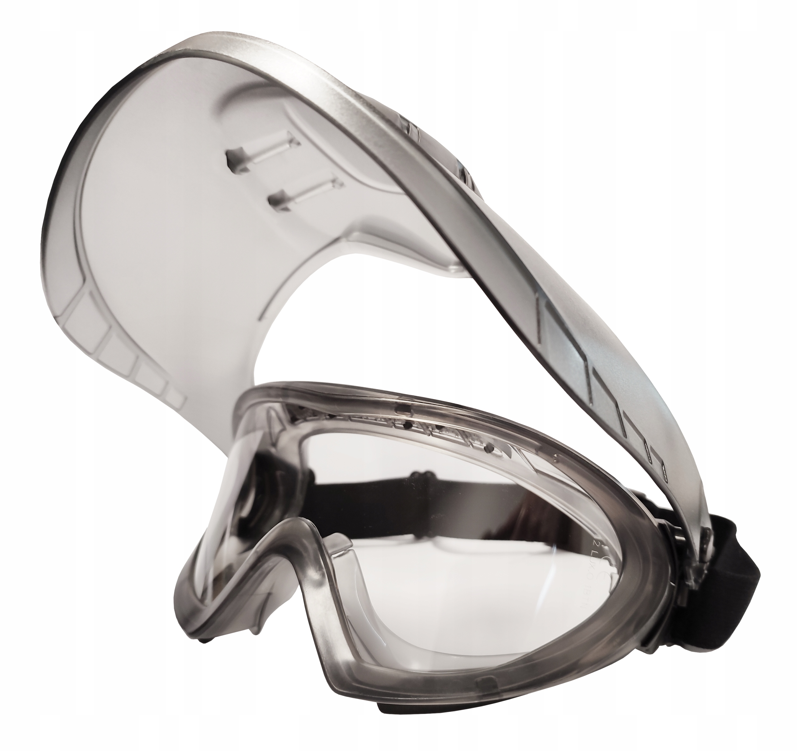 GOGLE Z OSLONĄ TWARZY PRZYŁBICA UCHYLNA STORMLUX Marka inna