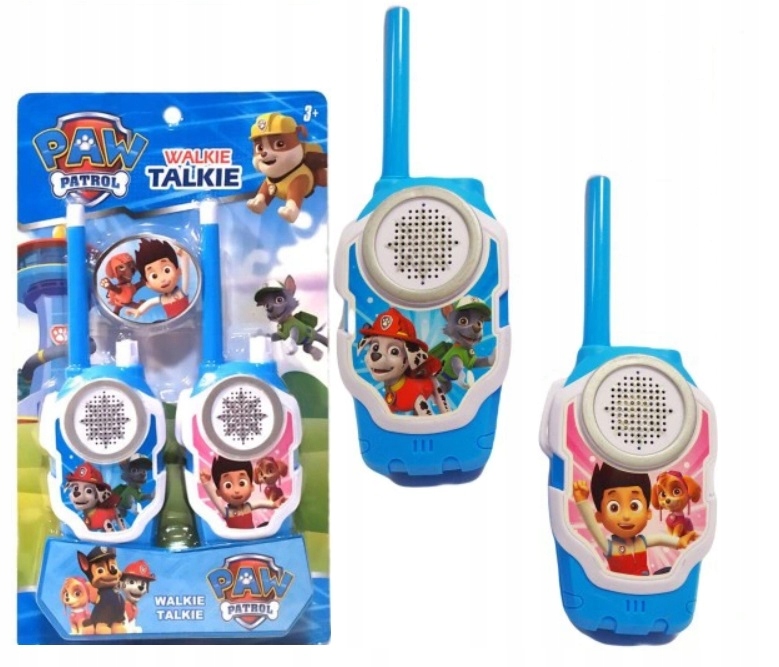 

Psi Patrol Walkie Talkie Krótkofalówki Zestaw 2SZT