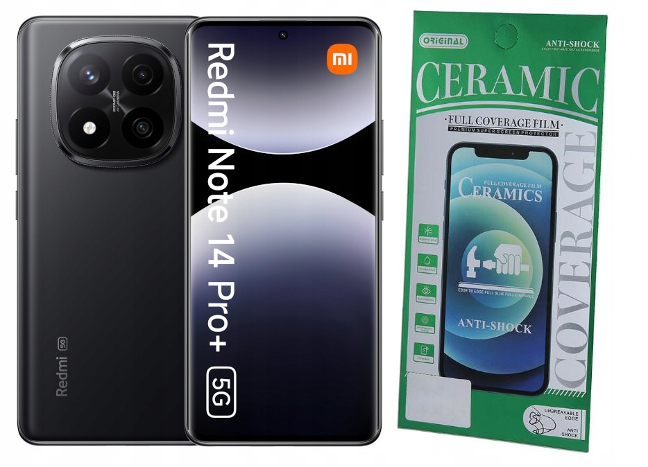 Smartfón Xiaomi Redmi Note 14 Pro+ 5G 12/512GB Amoled Dual Sim Nfc čierny