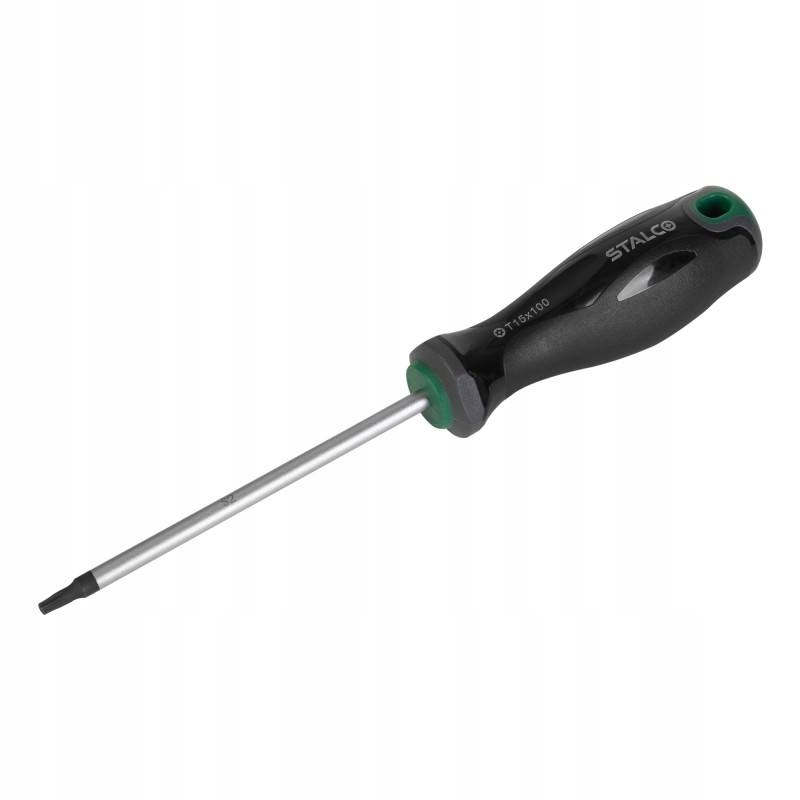 Wkrętak TORX z otworem, T10 x 100 mm, S2, STALCO