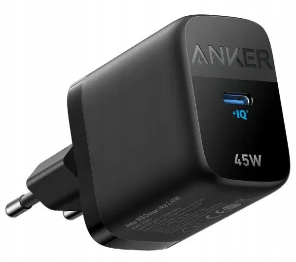 Ładowarka sieciowa uniwersalna Anker 313 Ace 2 45W Usb-c Czarna