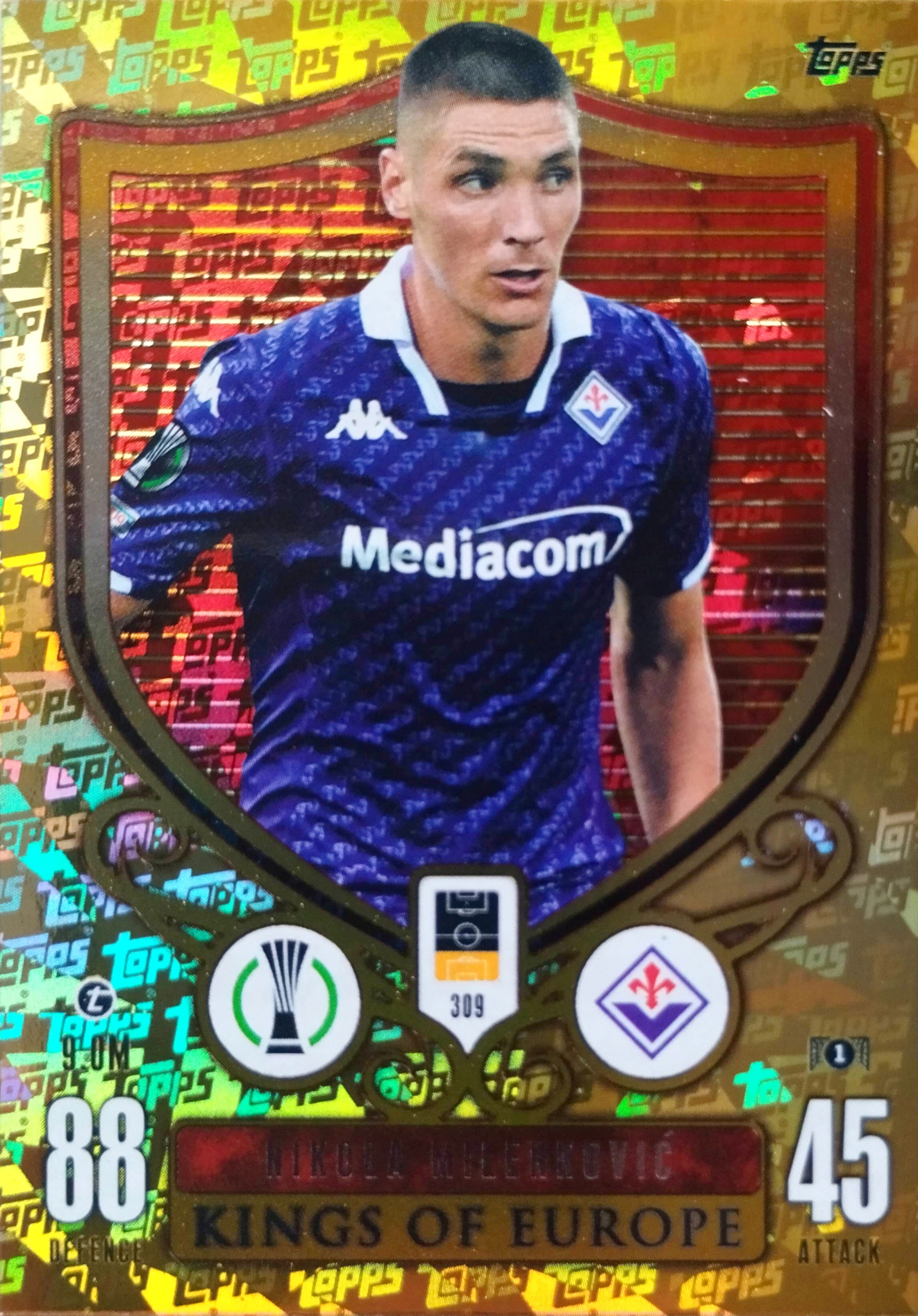 Topps Match Attax Extra 2023/2024 Kings Of Europe 309 Milenkovic