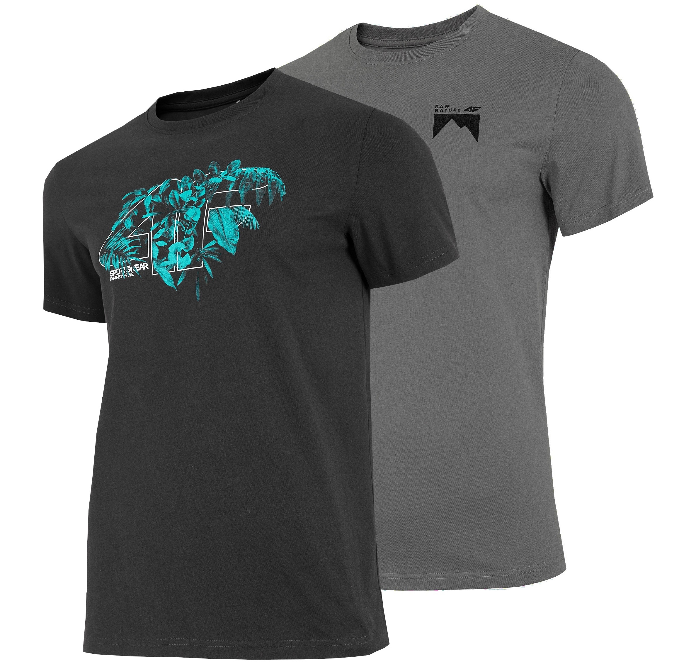 

Koszulka męska 4F T-shirt bawełna zestaw 2szt. XXL
