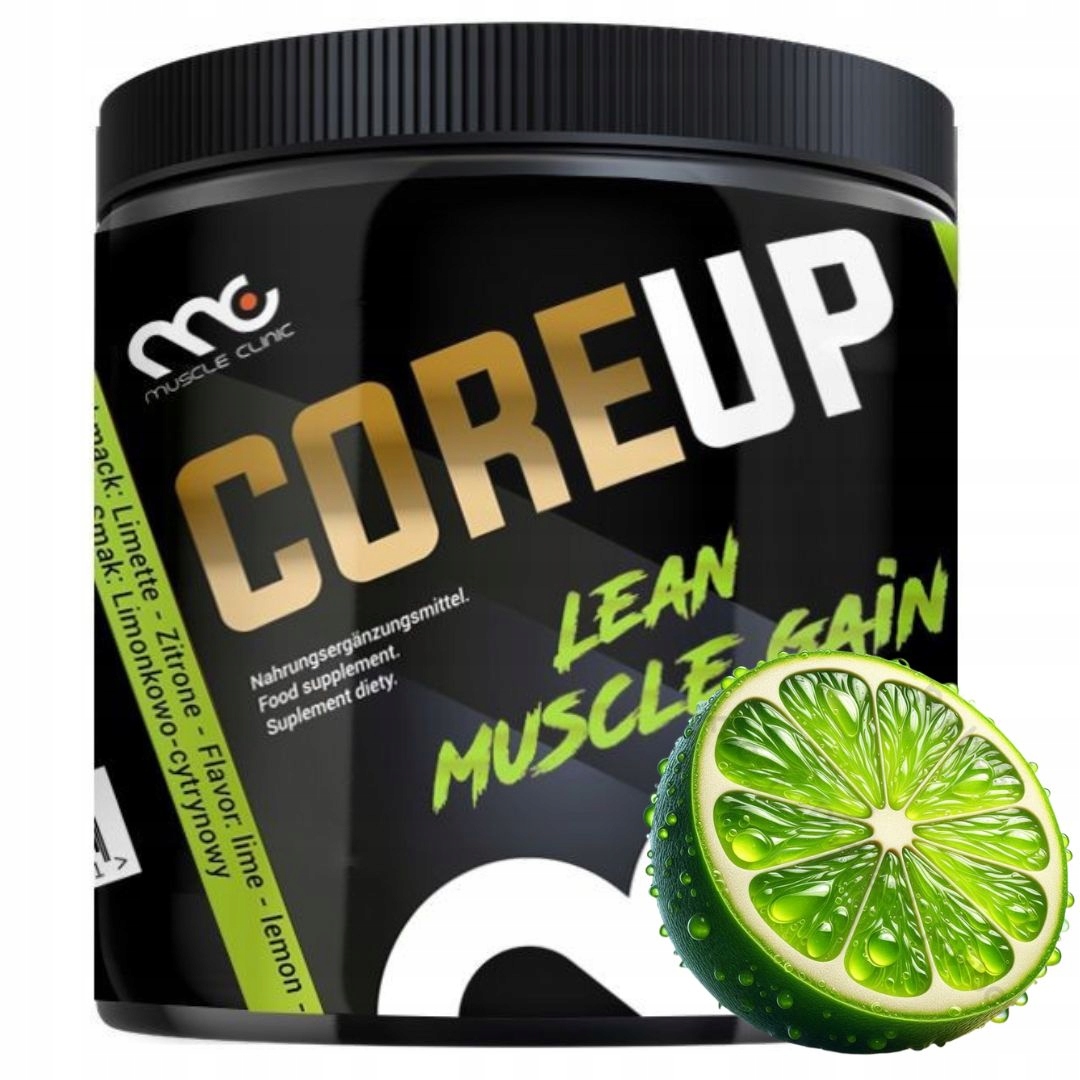 Muscle Clinic CoreUP 300 g limetka kreatin cordyceps pískavice monohydrát