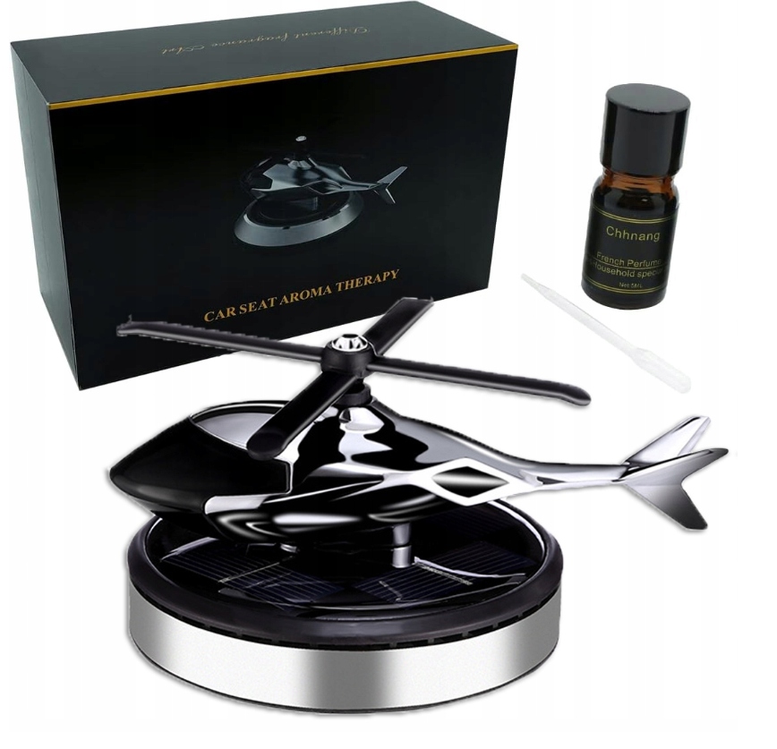 Dyfuzor zapachowy do samochodu solarny obrotowy dyfuzor+ Olejek