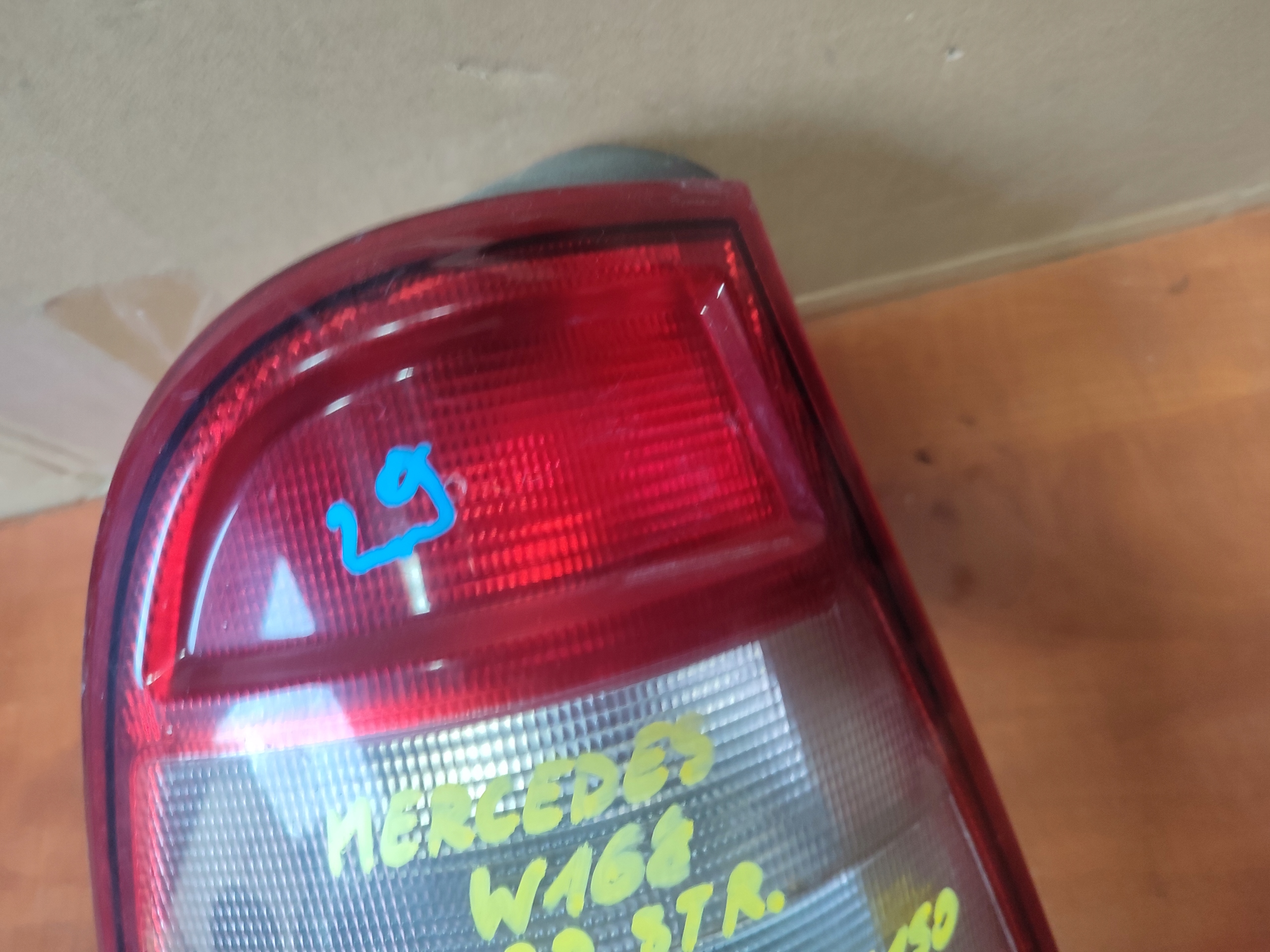 light right rear part rear right MERCEDES W168