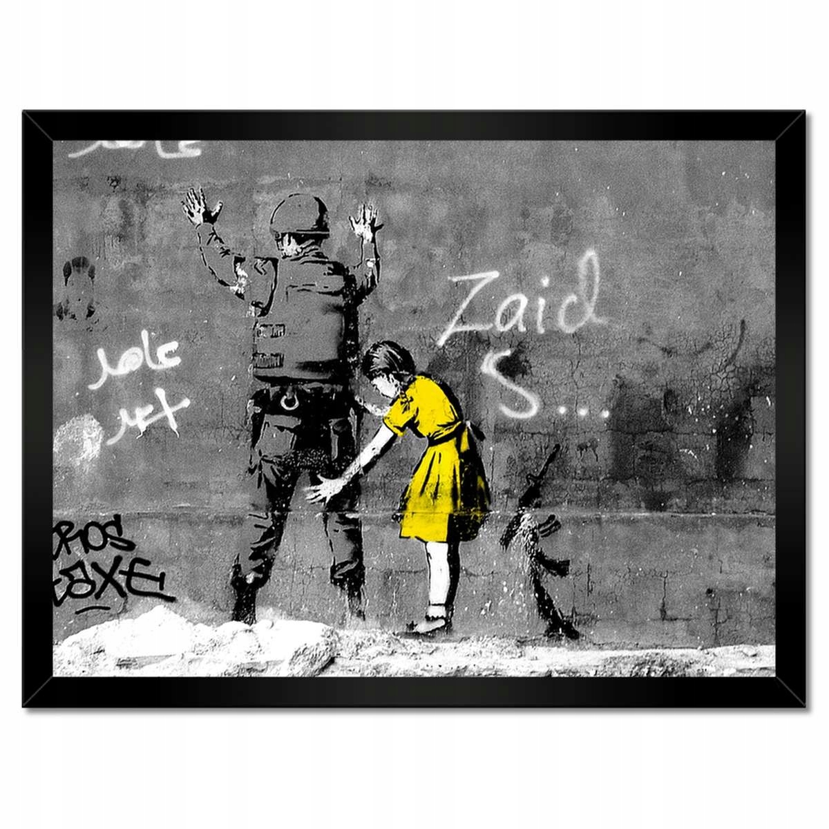 Plakáty v rámu 40x30 Banksy dívka